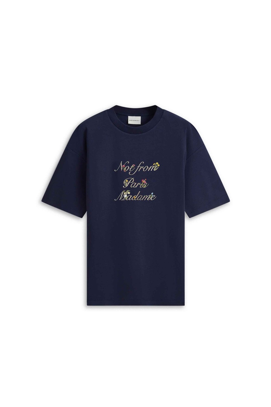 Vêtements Drole De Monsieur | Le T-Shirt Slogan A Fleurs