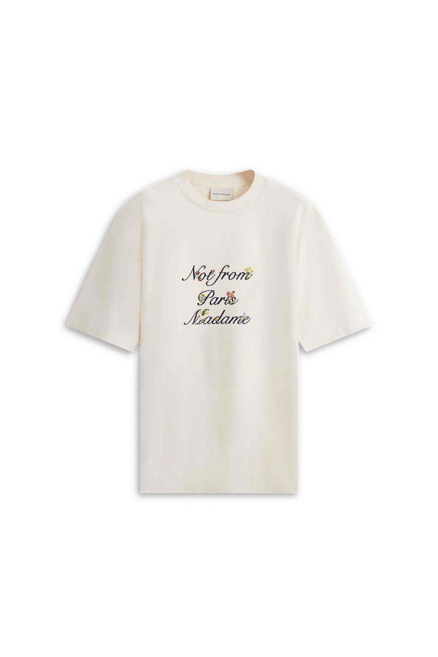 Vêtements Drole De Monsieur | Le T-Shirt Slogan A Fleurs