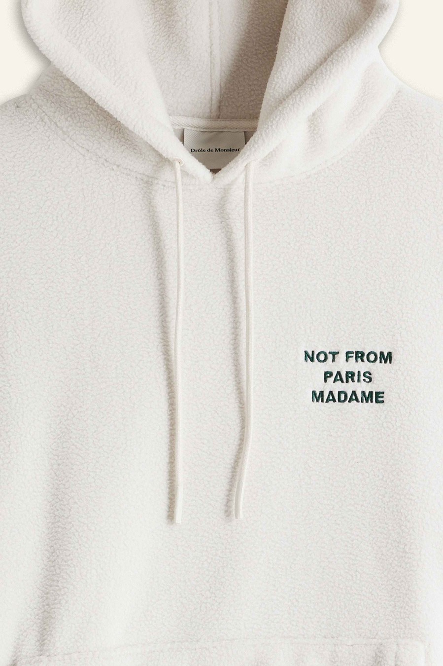 Fêtes Drole De Monsieur | Le Sweat A Capuche Polaire Slogan